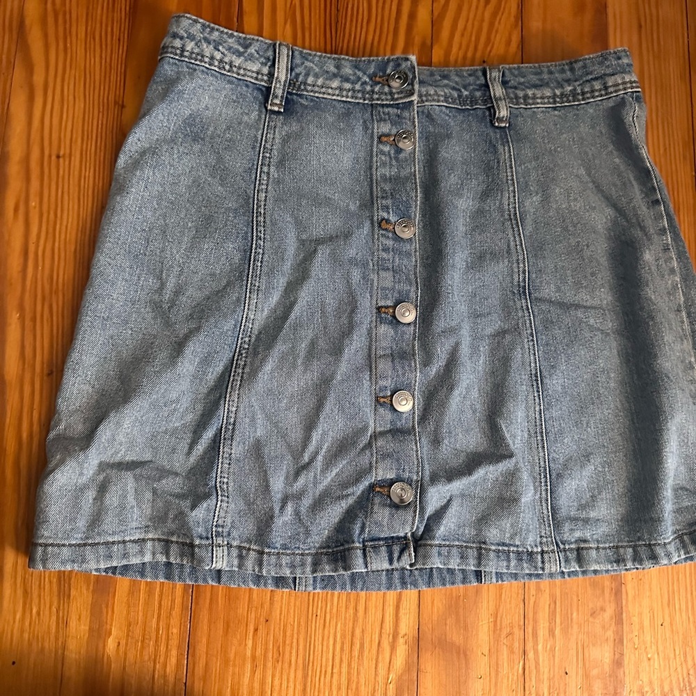 Light blue Jean skirt